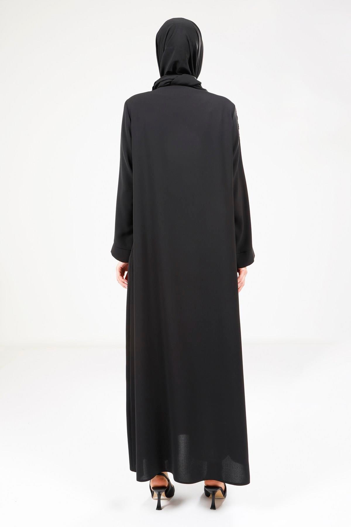 Beyza-9286 FERACE ÇINGIRAK SİYAH