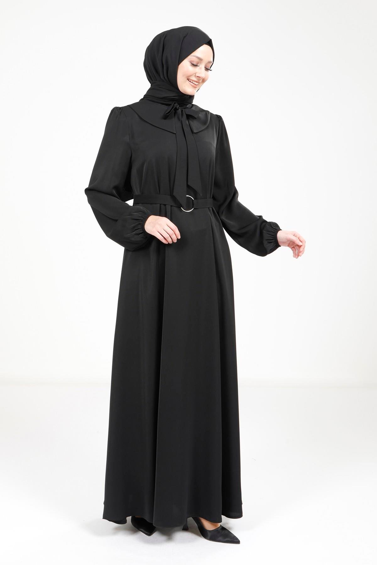 Beyza-5646 ELBİSE SİYAH