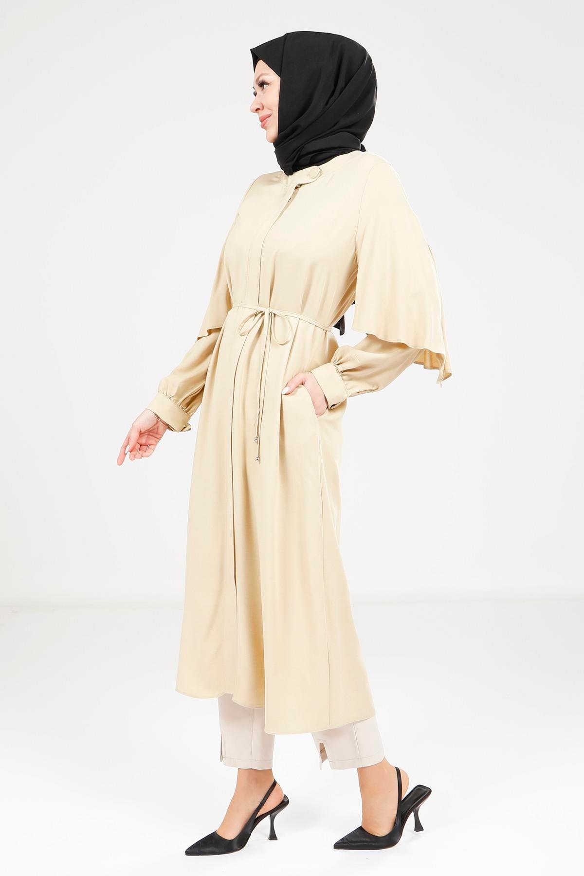 Beyza-9196 GİYÇIK YIRTMAÇLI KOL GOLD