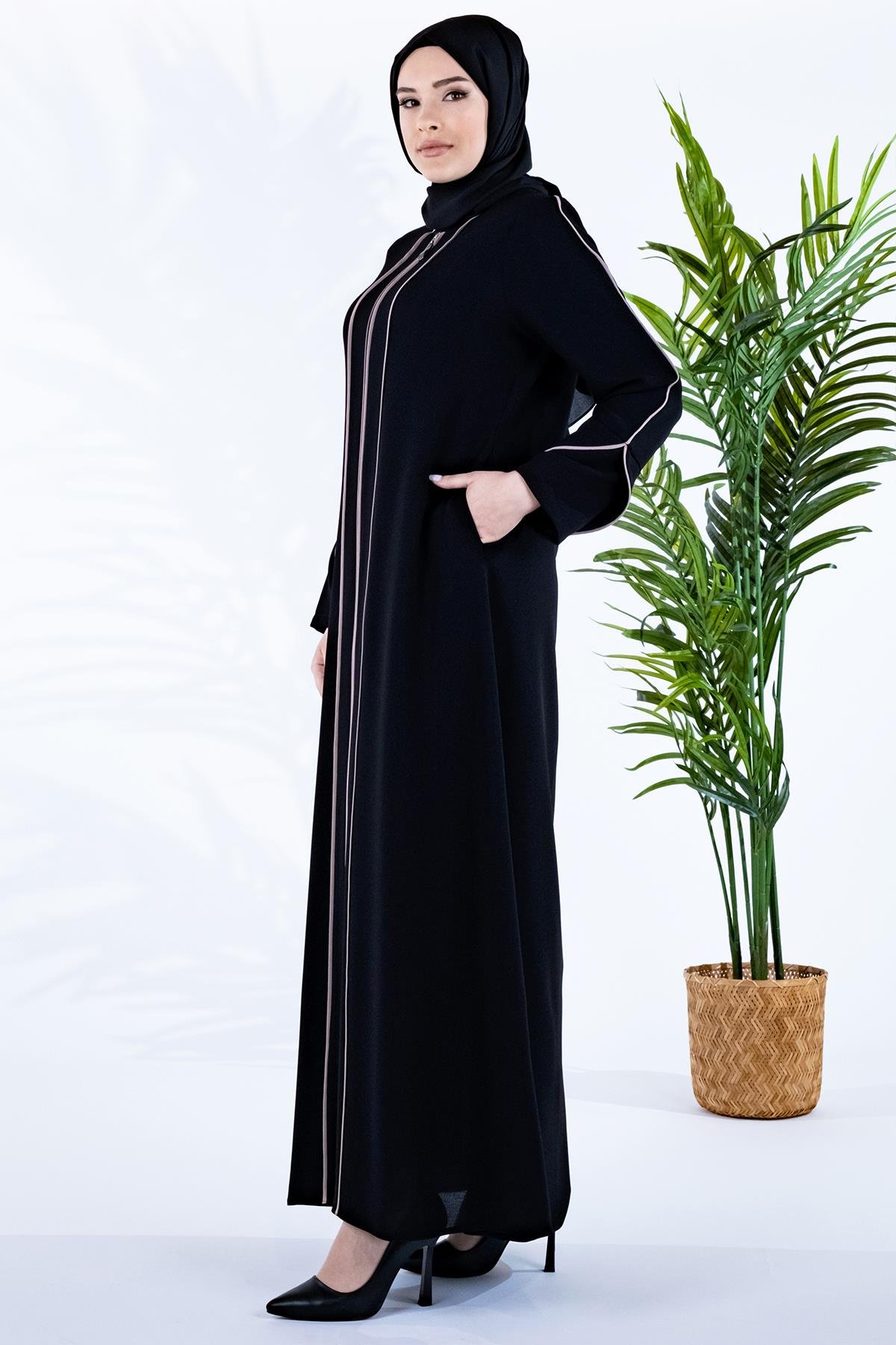 Beyza-KOZAN FERACE SİYAH PETEK
