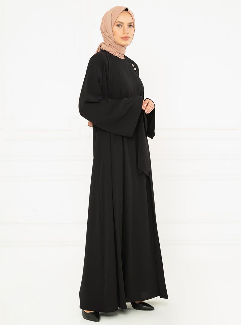 Markasız-SEDRA ABAYA SİYAH