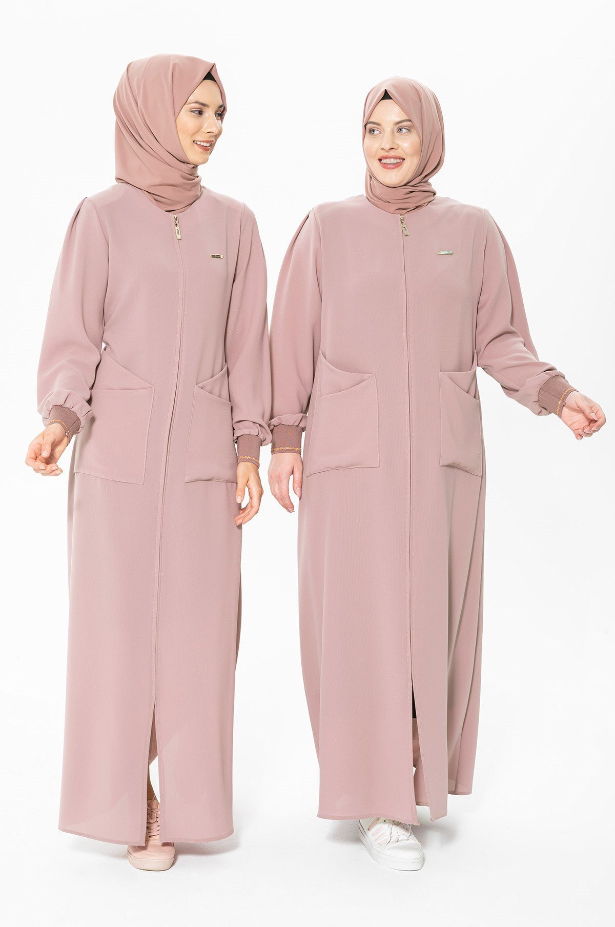 Beyza-Abaya poudrée Poches en forme de sac 3314