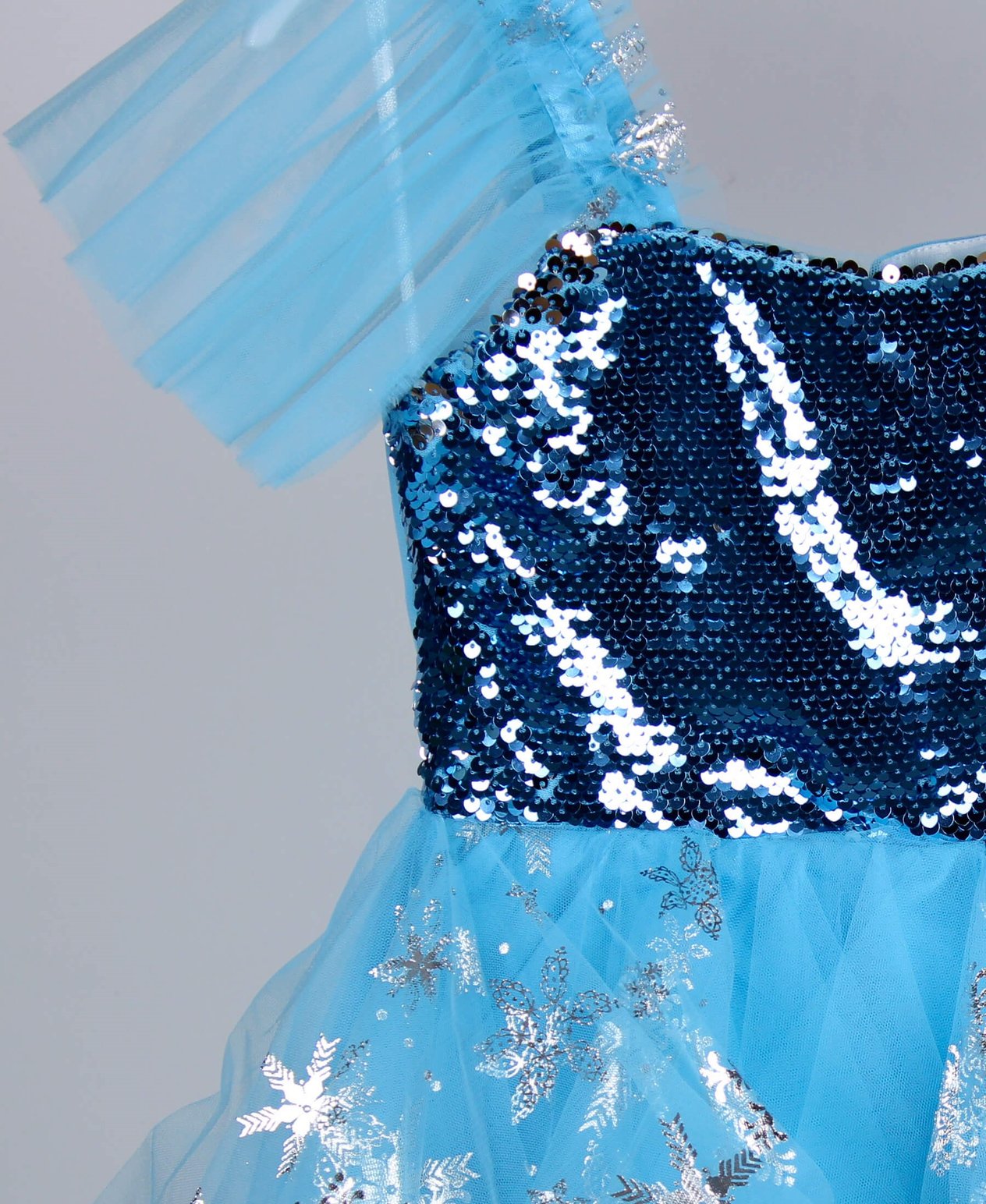 4-8 Yaş Kız Çocuk Frozen Elsa Elbise