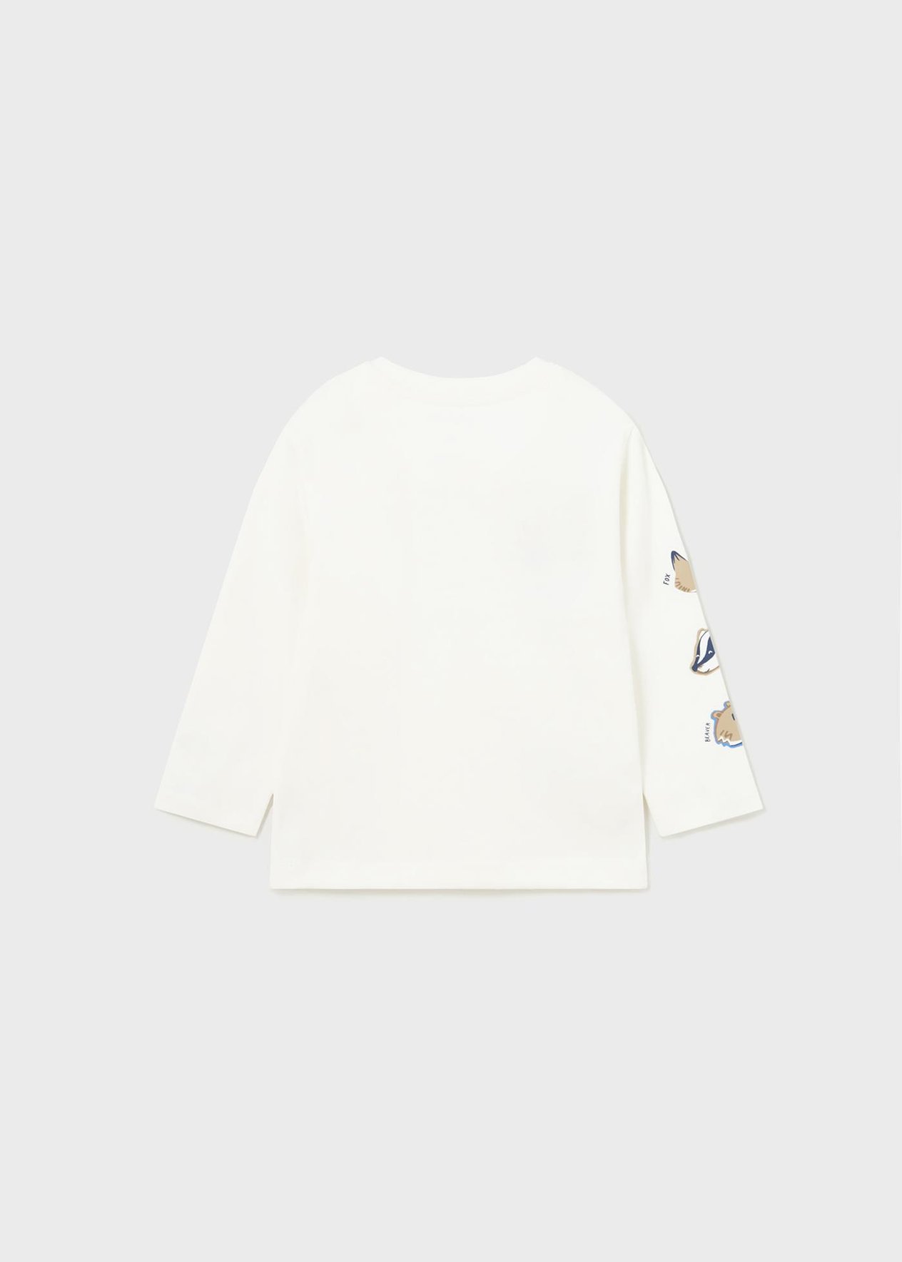 0-36 Ay Mayoral Erkek Bebek Sweatshirt Kol Baskılı