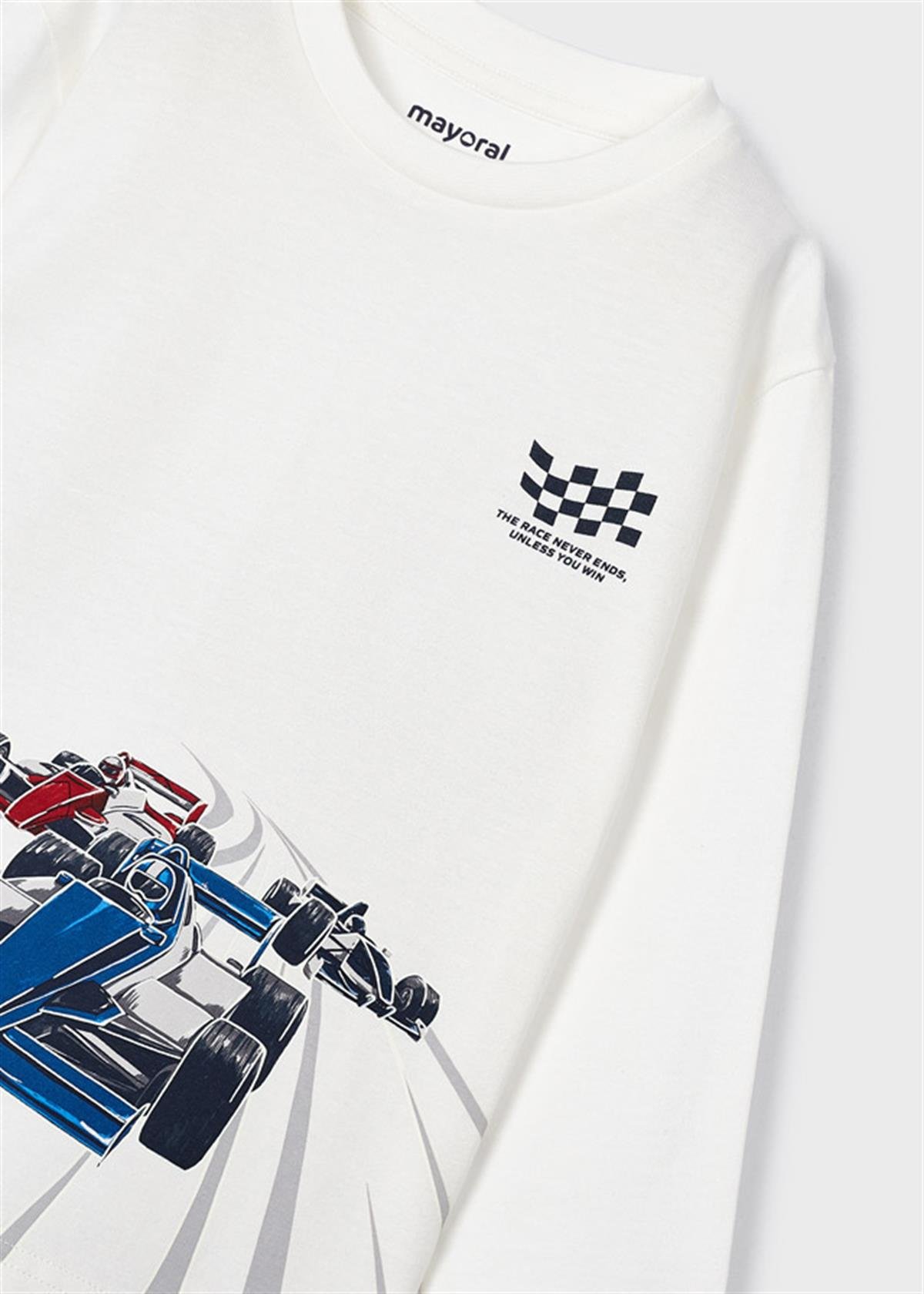 3-9 Yaş Mayoral Erkek Çocuk Neon Baskılı Sweatshirt