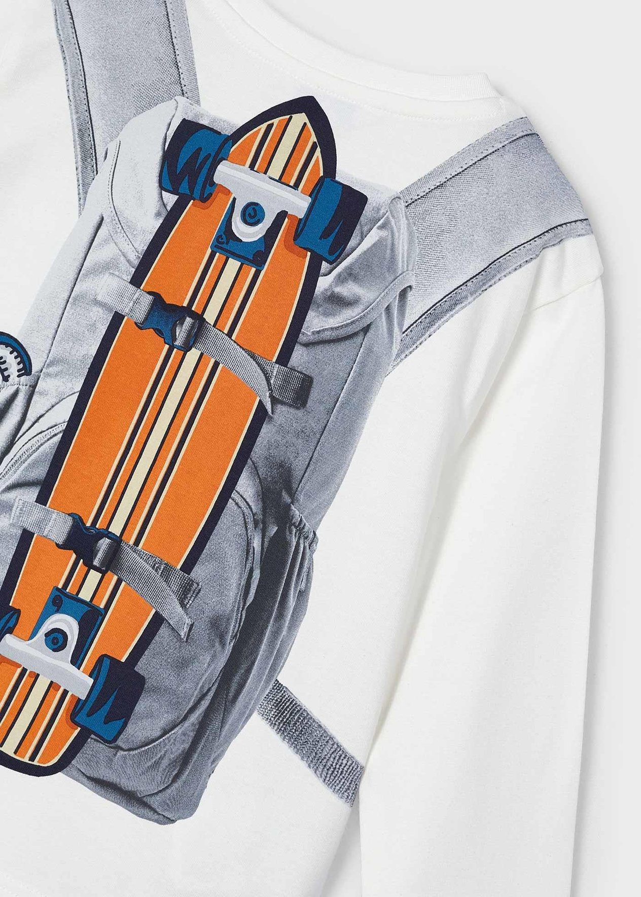 3-9 Yaş Mayoral Erkek Çocuk Sırt Baskılı Sweatshirt