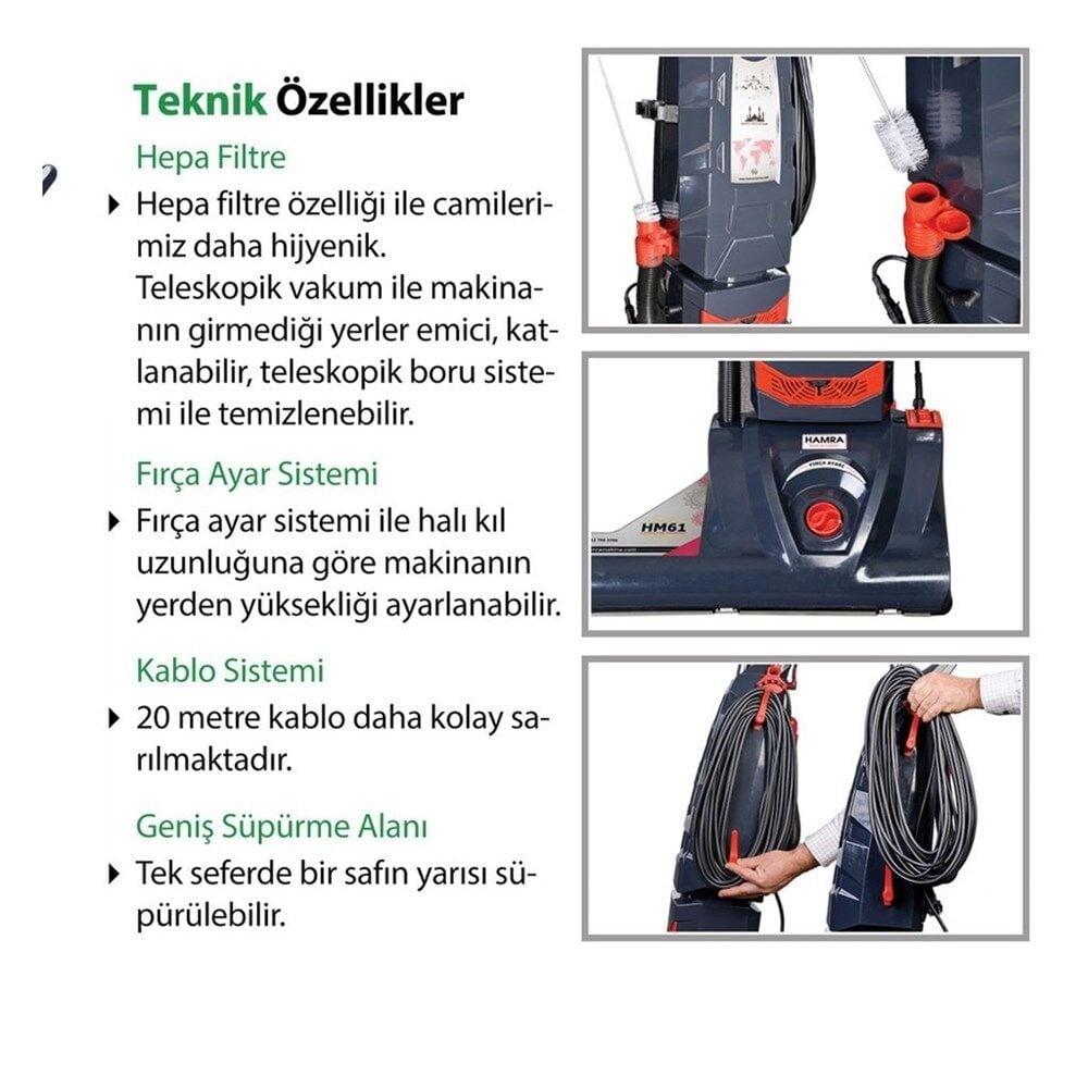 Cami Süpürgesi Sebo x-5