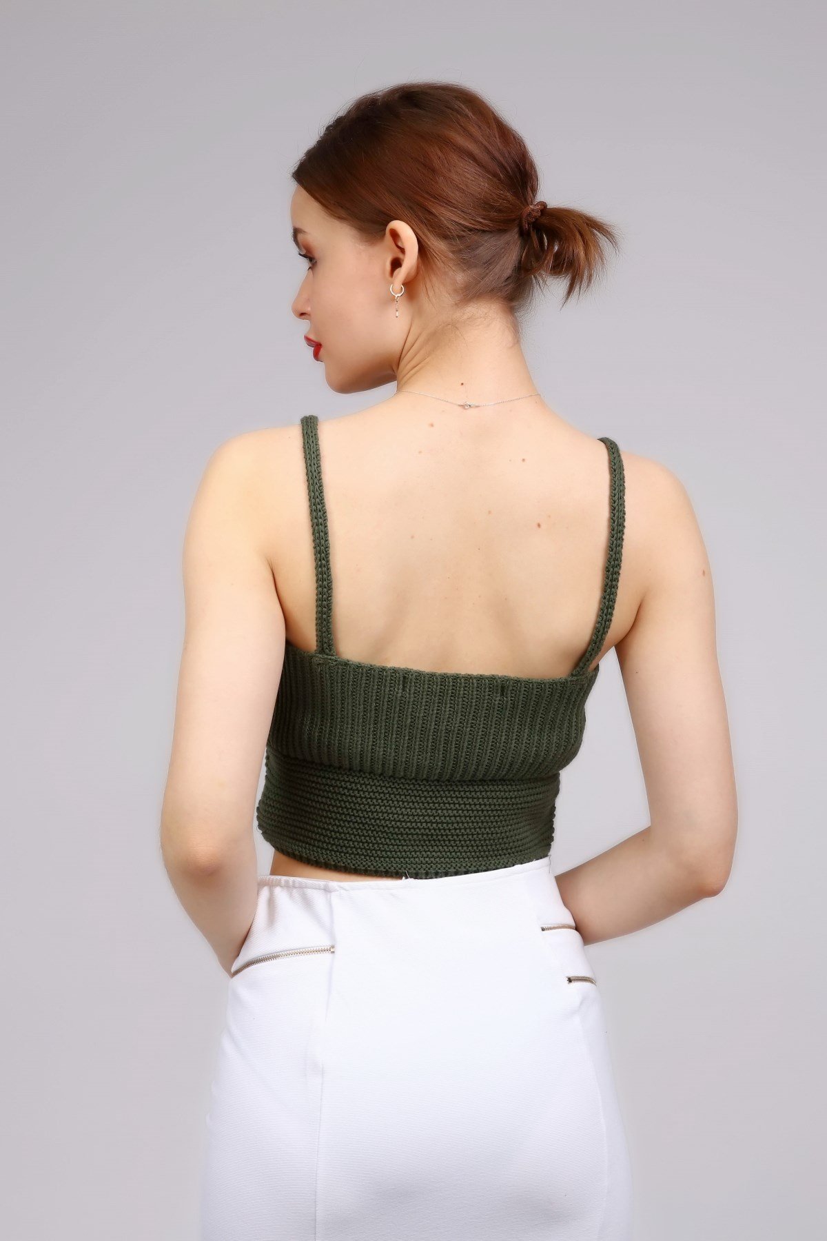 Triko Örme Crop Top