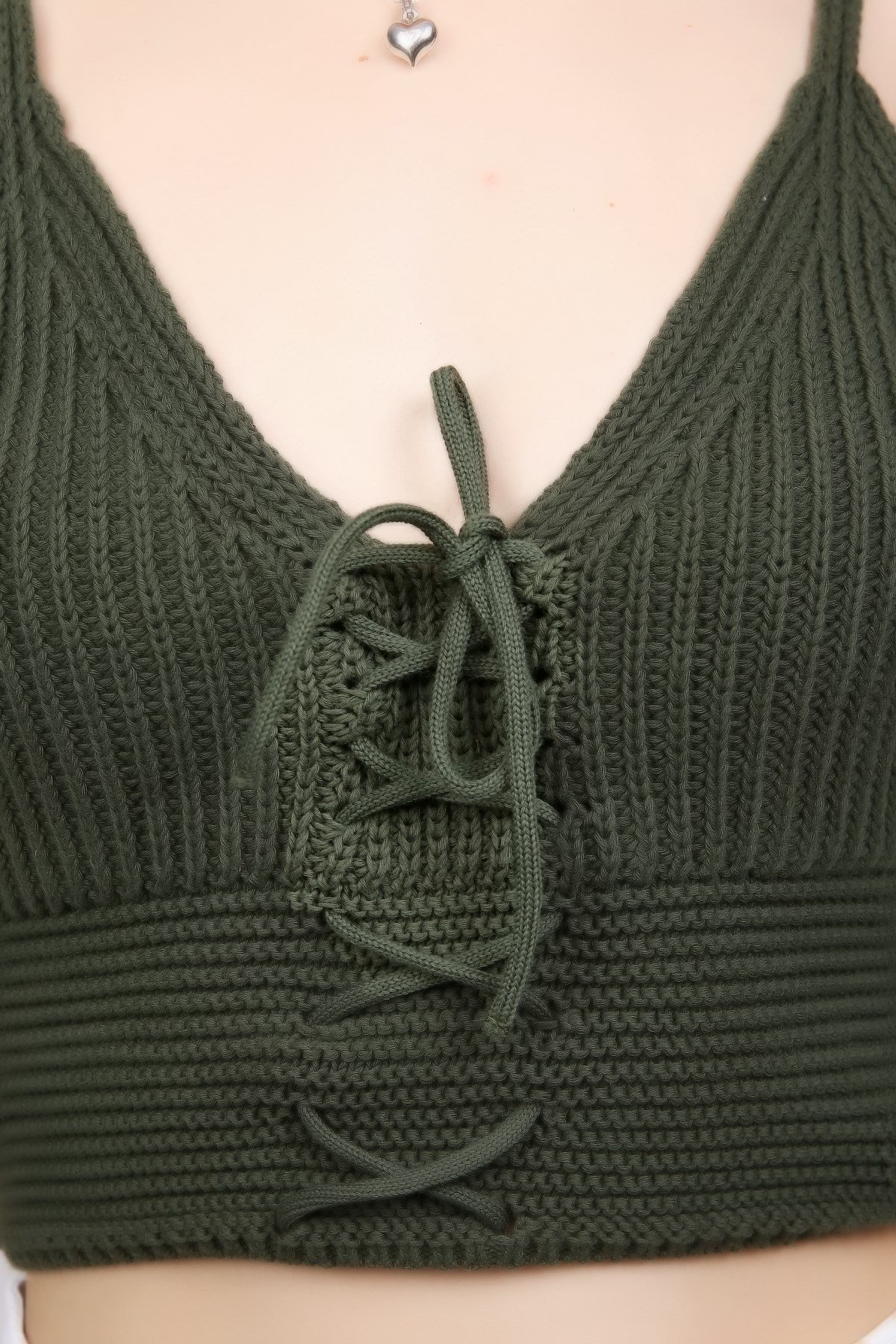 Triko Örme Crop Top