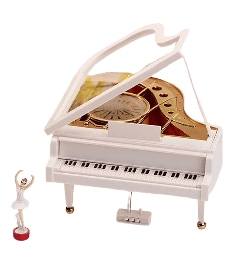 Dans Eden Balerinli Hareketli Piyano Müzik Kutusu Büyük Boy HEDİYE SETLERİ