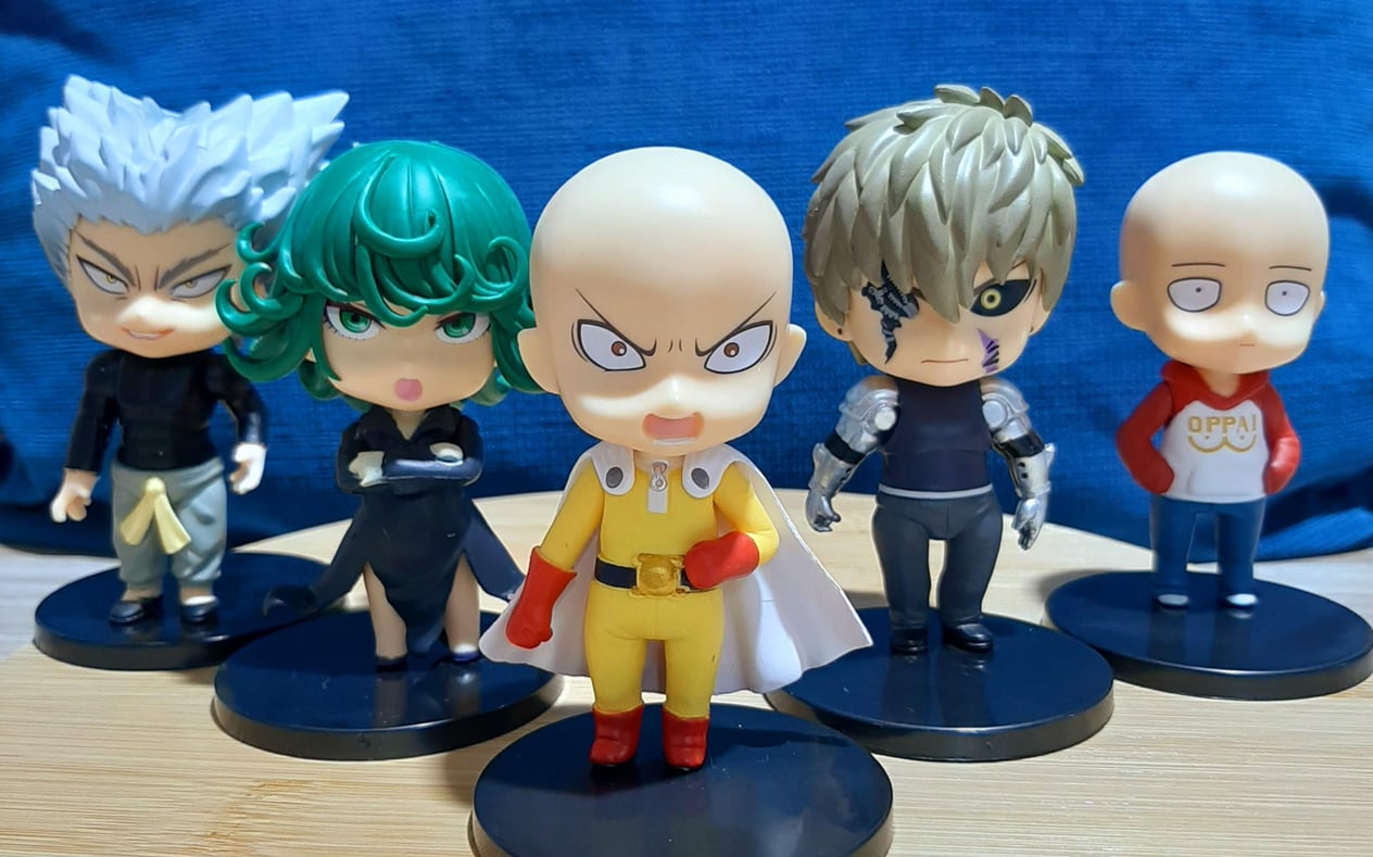 One Punch Man 5Li Set.Anime Karakter Figür Karakter Figur