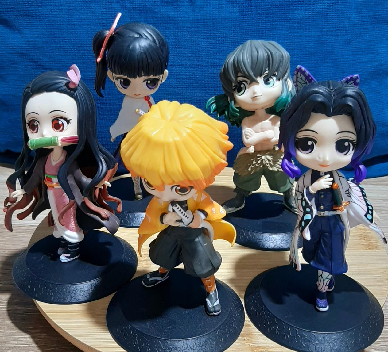 Demon Slayer 5 Li Set Anime Karakter Figür Karakter Figur