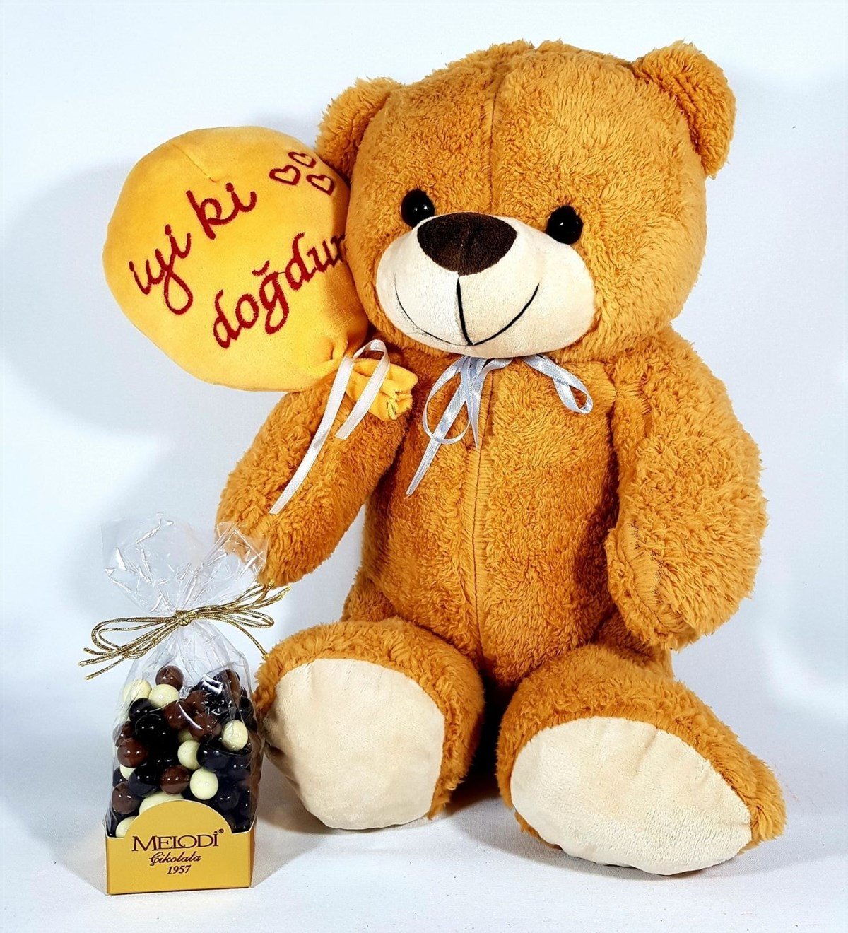 Best Friends İyiki Doğdun Ayıcık İnstagram Çerçeve Panda Kar Küresi Sütlü Bitter Çikolata Hediye Setleri