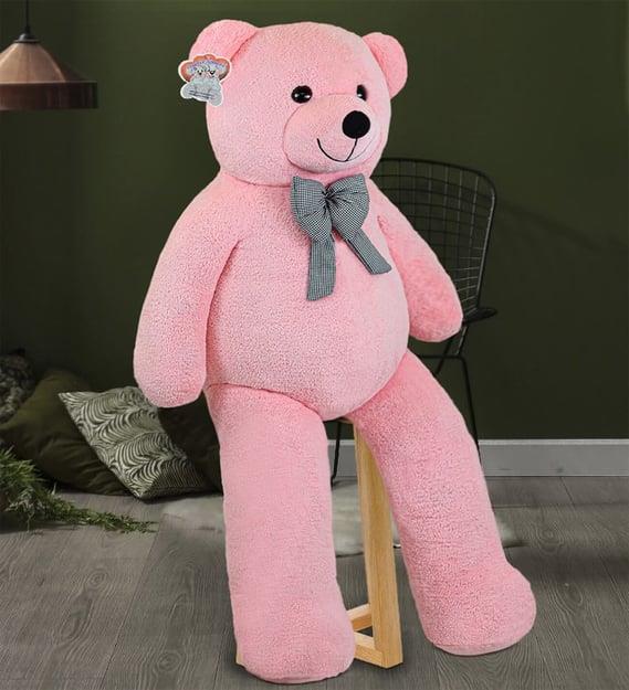 160 cm Papyonlu Büyük Peluş Ayıcık - Sevimli ve Yumuşacık Hediye PELÜŞ AYICIK