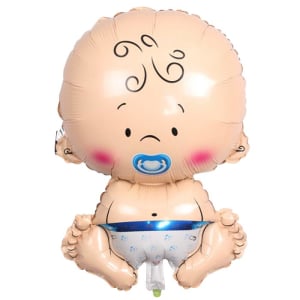 Bebek Mavi Renk Helyum Folyo Balon HARF BALONLAR