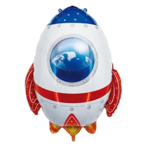 Uzay Mekiği Helyum Folyo Balon HARF BALONLAR