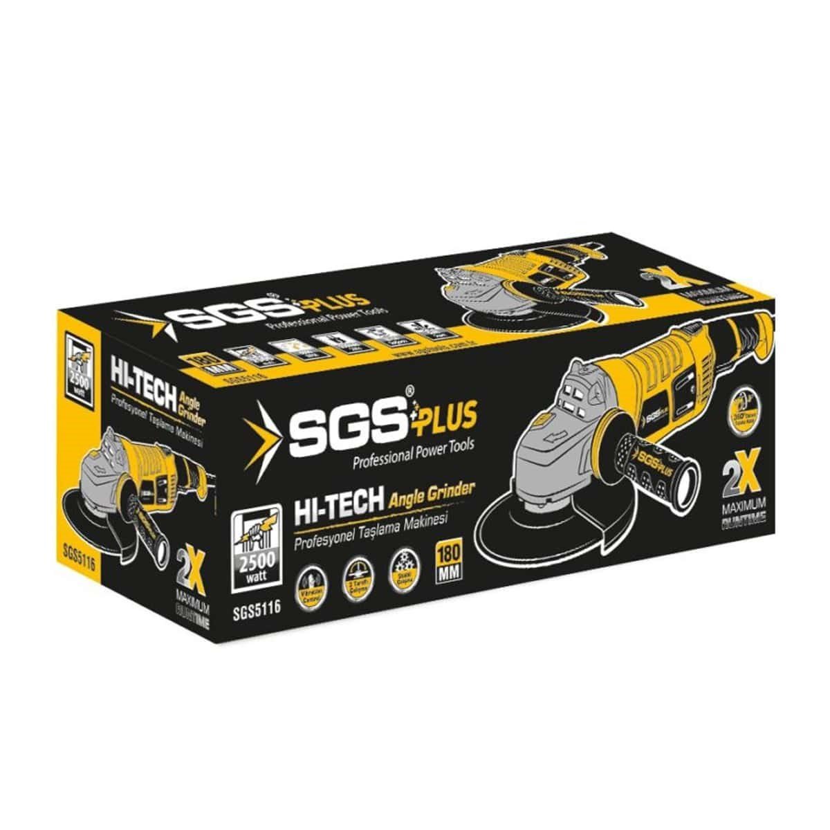 SGS 5116 Taşlama Makinesi 180 mm 2500W