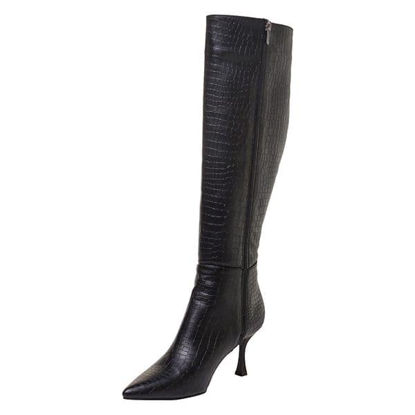 22K.244 ZENNE 1101-1 SİYAH KROKO