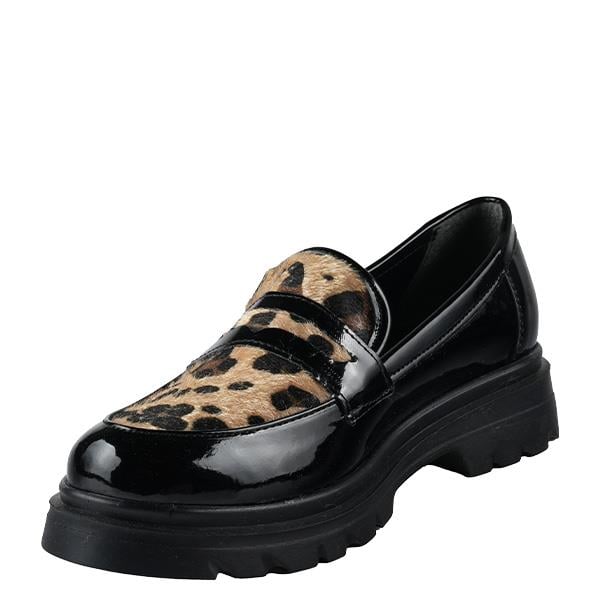 25Y.112 ZENNE K-820 SİYAH RUGAN - LEOPAR (36-40)