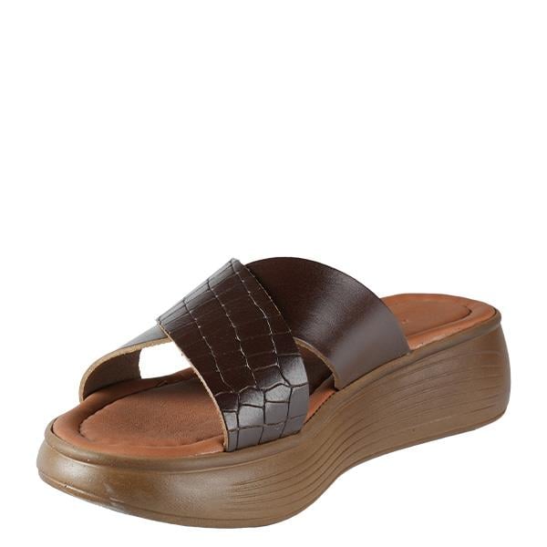 25Y.228 ZENNE 599 KAHVE KROKO (36-40)
