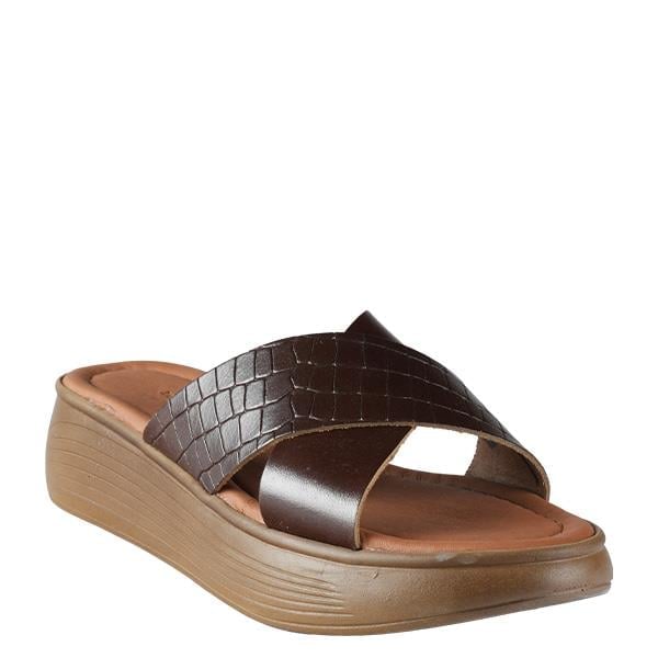 25Y.228 ZENNE 599 KAHVE KROKO (36-40)