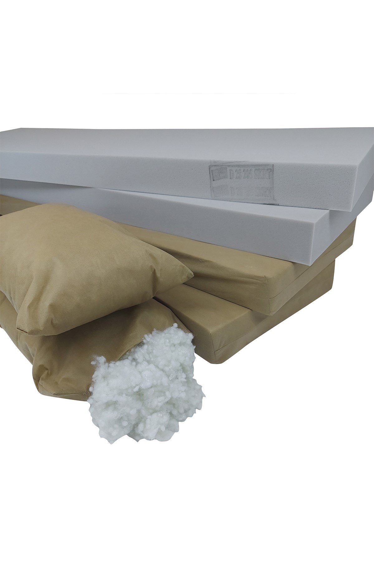 ELİT SALINCAK MİNDERİ SU İTİCİ KUMAŞ GRİ SÜNGER FERMUARLI SET-prm 111064 v 01