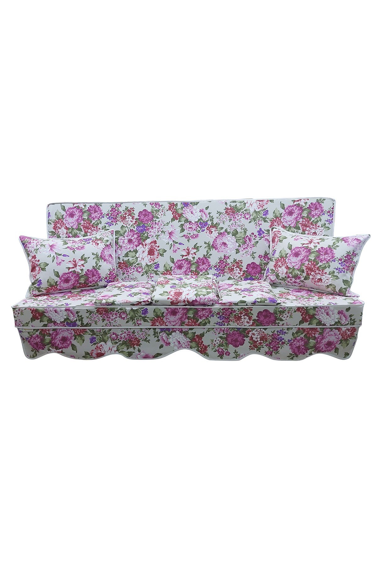 ELİT SALINCAK MİNDERİ SU İTİCİ KUMAŞ GRİ SÜNGER FERMUARLI SET-prm 160185 v 32