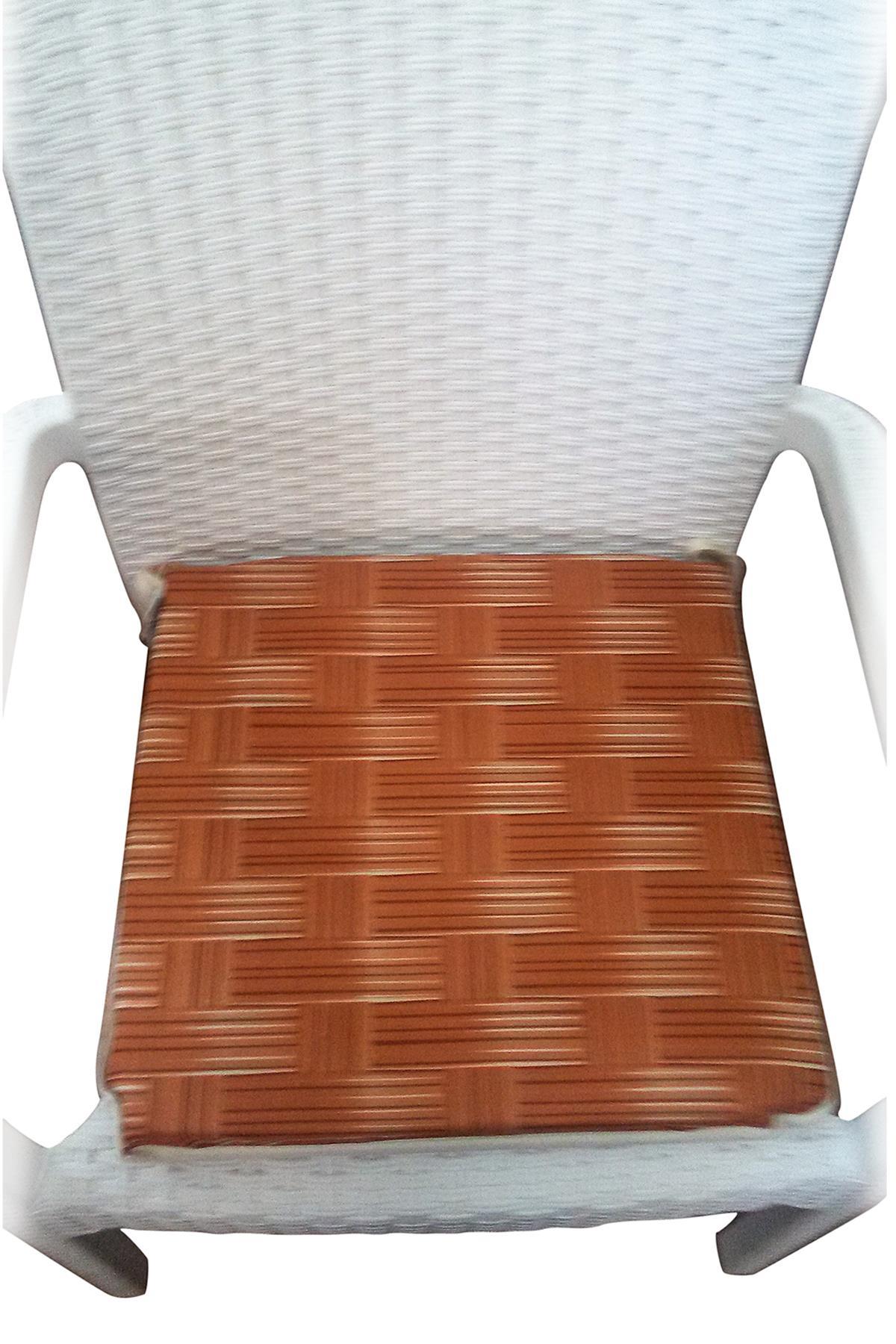 Mirzade 4'lü Paket Sandalye Minderi tekli 40x40-hasır