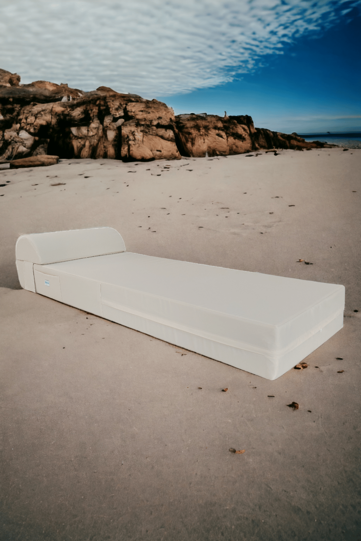 MİRZADE GRAND SUNBED GÜNEŞLENME MİNDERİ-KREM