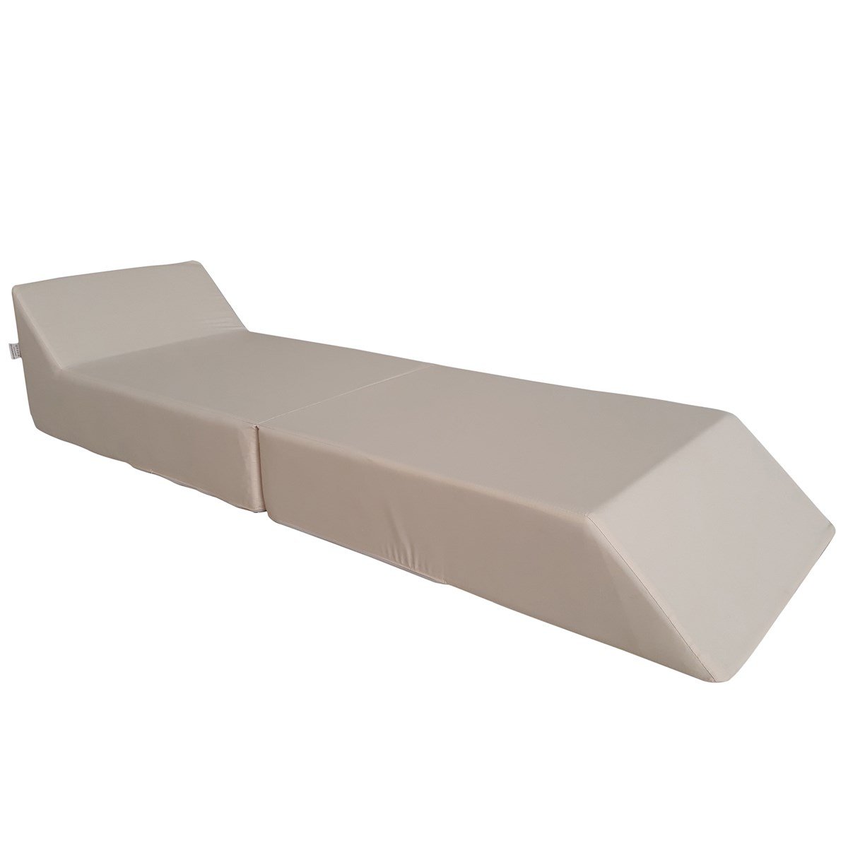 SUN BED KATLANIR ŞEZLONG MİNDERİ SU GEÇİRMEZ KUMAŞ 22 DANSİTE SÜNGER-KREM