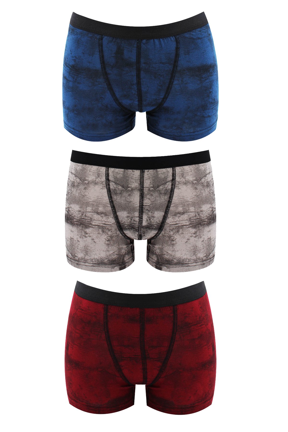 Erkek Çocuk 3'lü Boxer Likralı (%96 Pamuk)