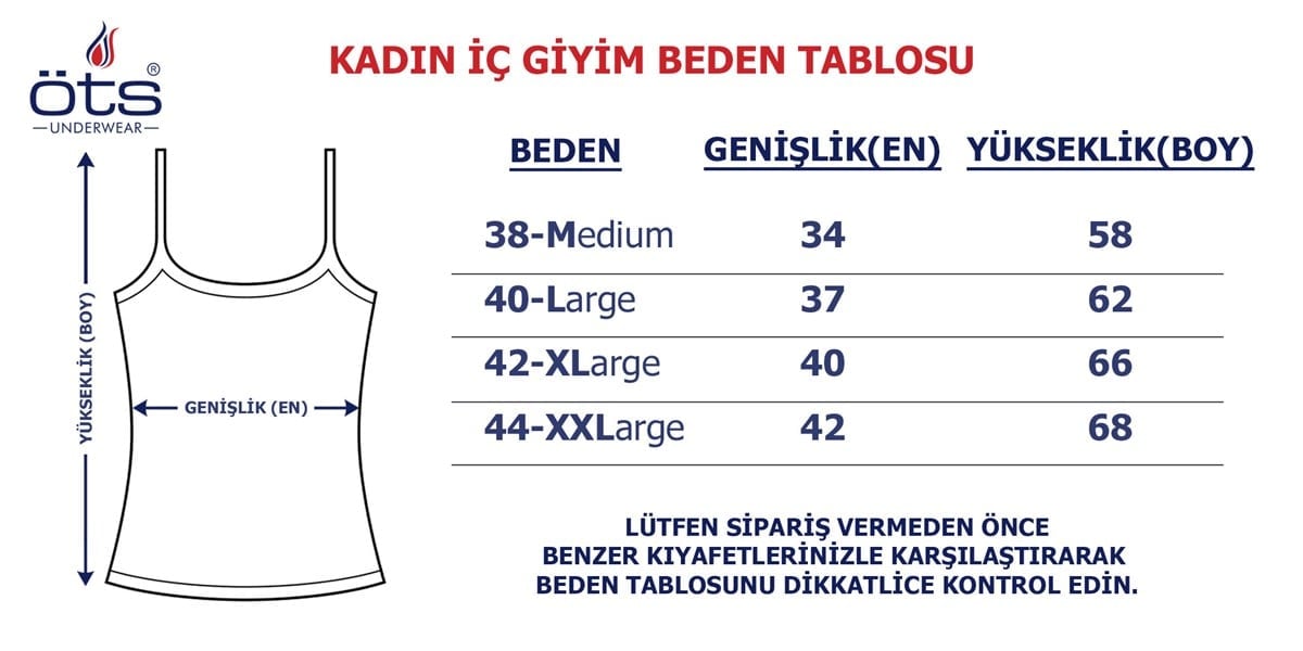 Kadın Pamuklu İp Askılı Atlet 5'li Paket Özel Hediye Kutulu