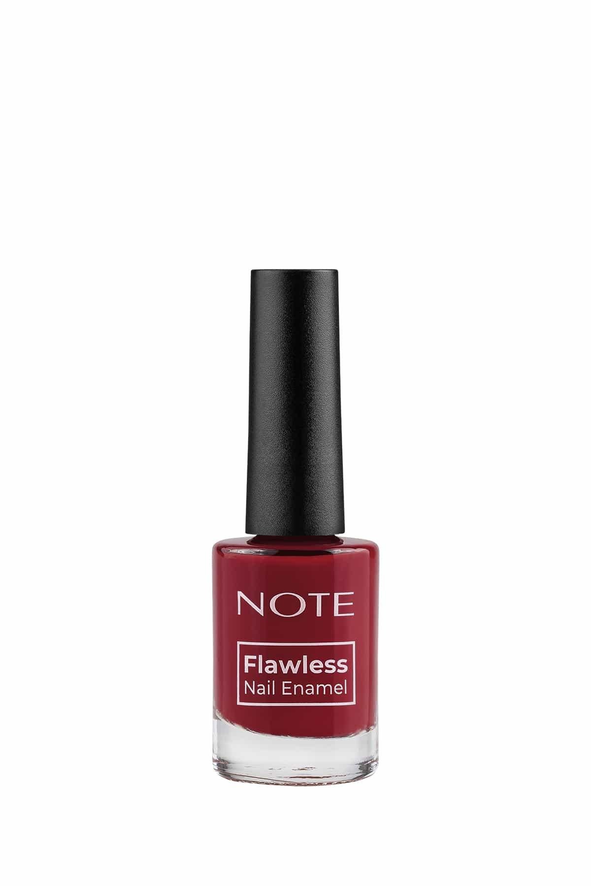 Note Nail Flawless Oje 102 Red Wine - Kırmızı-007.2040