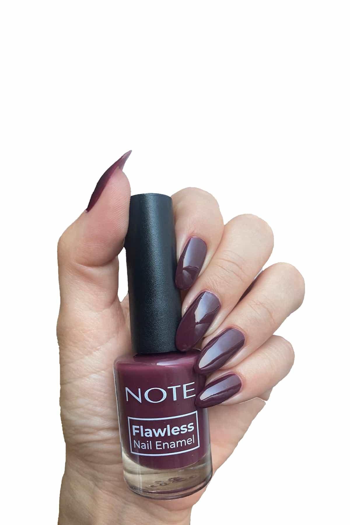 Note Nail Flawless Oje 82 Berry Chocolate - Kahverengi-007.2020