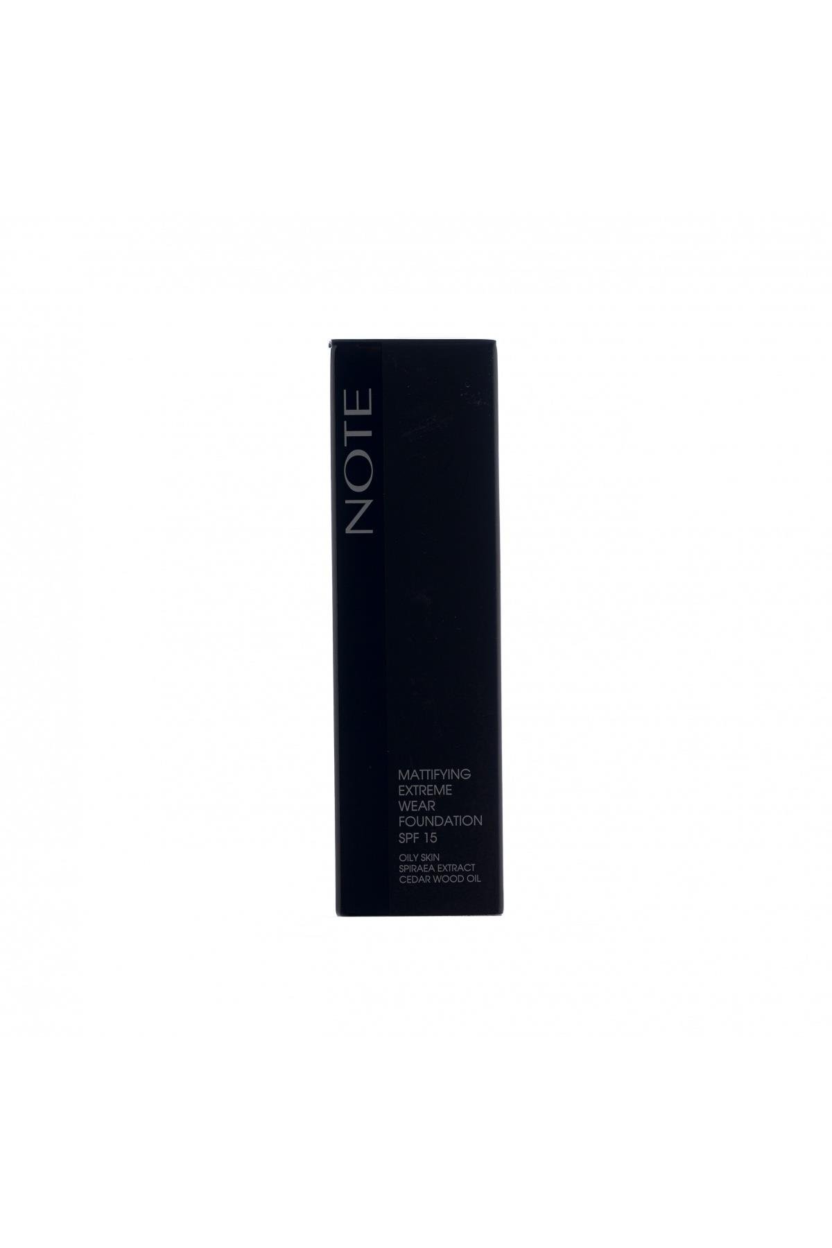 Note Mattifying Extreme Wear Mat Bitişli SPF 15 Kapatıcı Fondöten 08 Sunny-007.1338