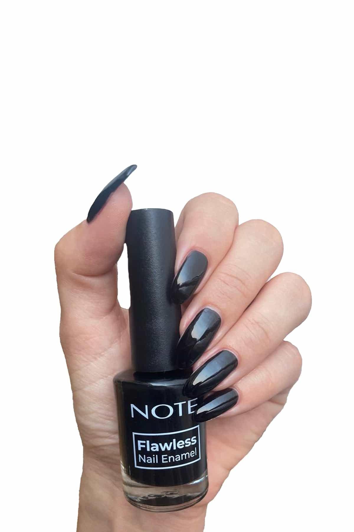 Note Nail Flawless Oje 20 Night Time - Siyah-007.1882