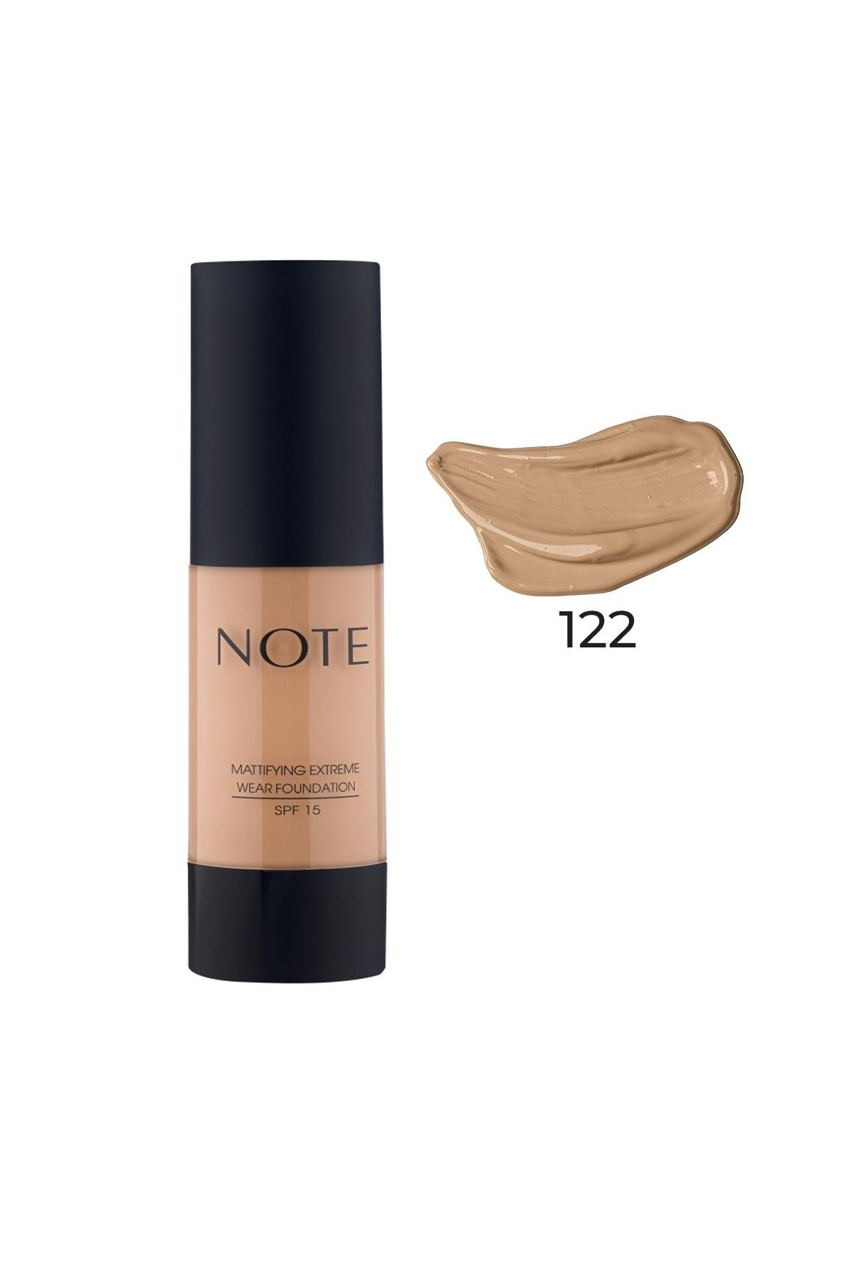 Note Mattifying Extreme Wear Mat Bitişli SPF 15 Kapatıcı Fondöten 122-007.1684