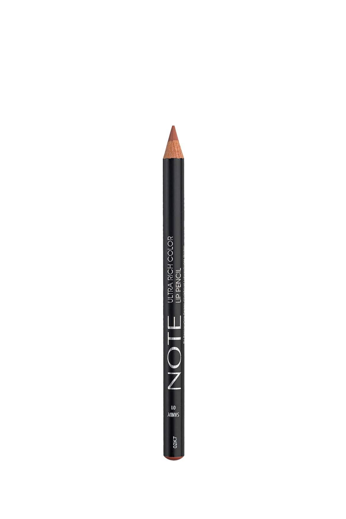 Note Ultra Rich Color Dudak Kalemi 01 Sandy - Nude-007.1187