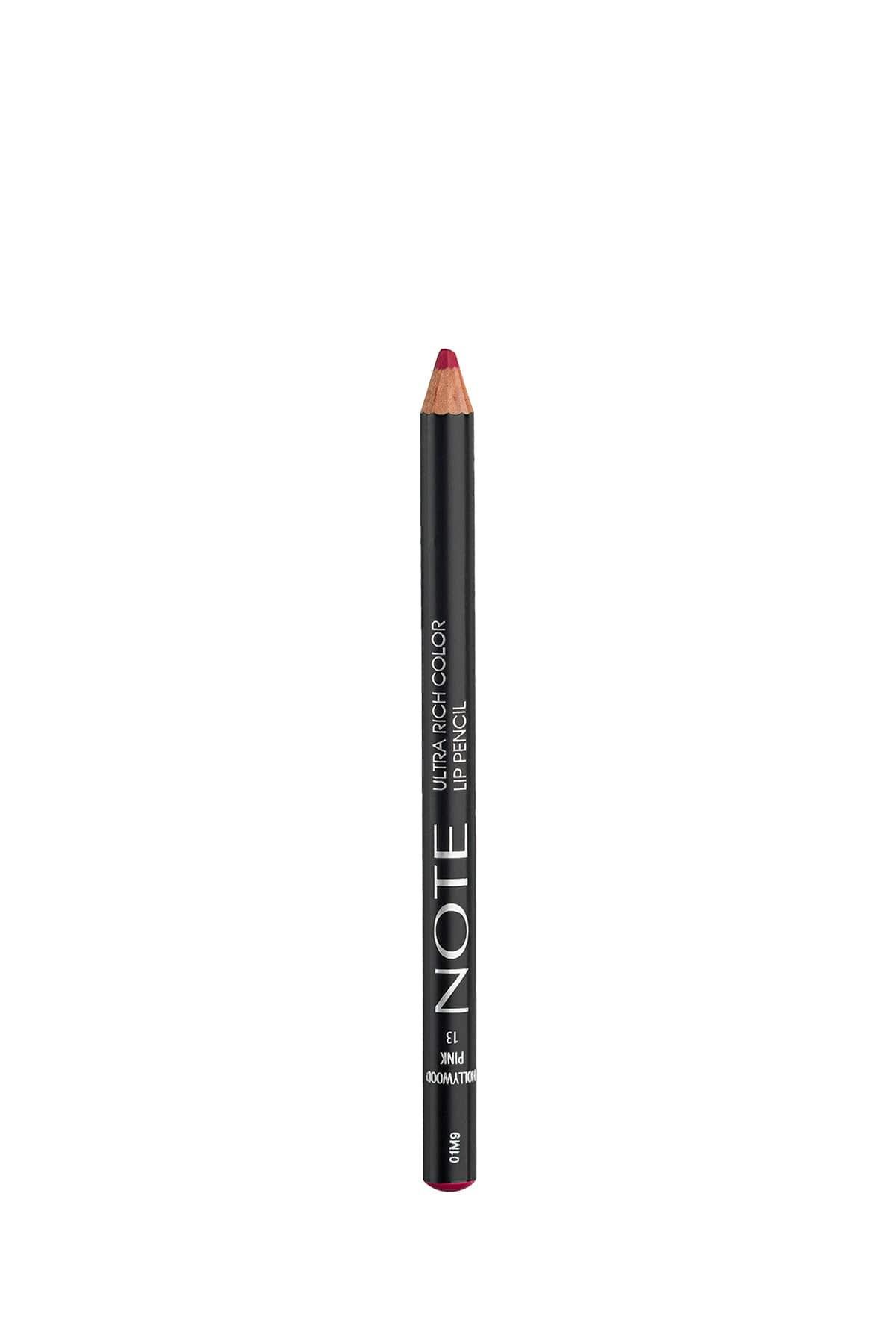 Note Ultra Rich Color Dudak Kalemi 13 Hollywood Pink - Pembe-007.1645