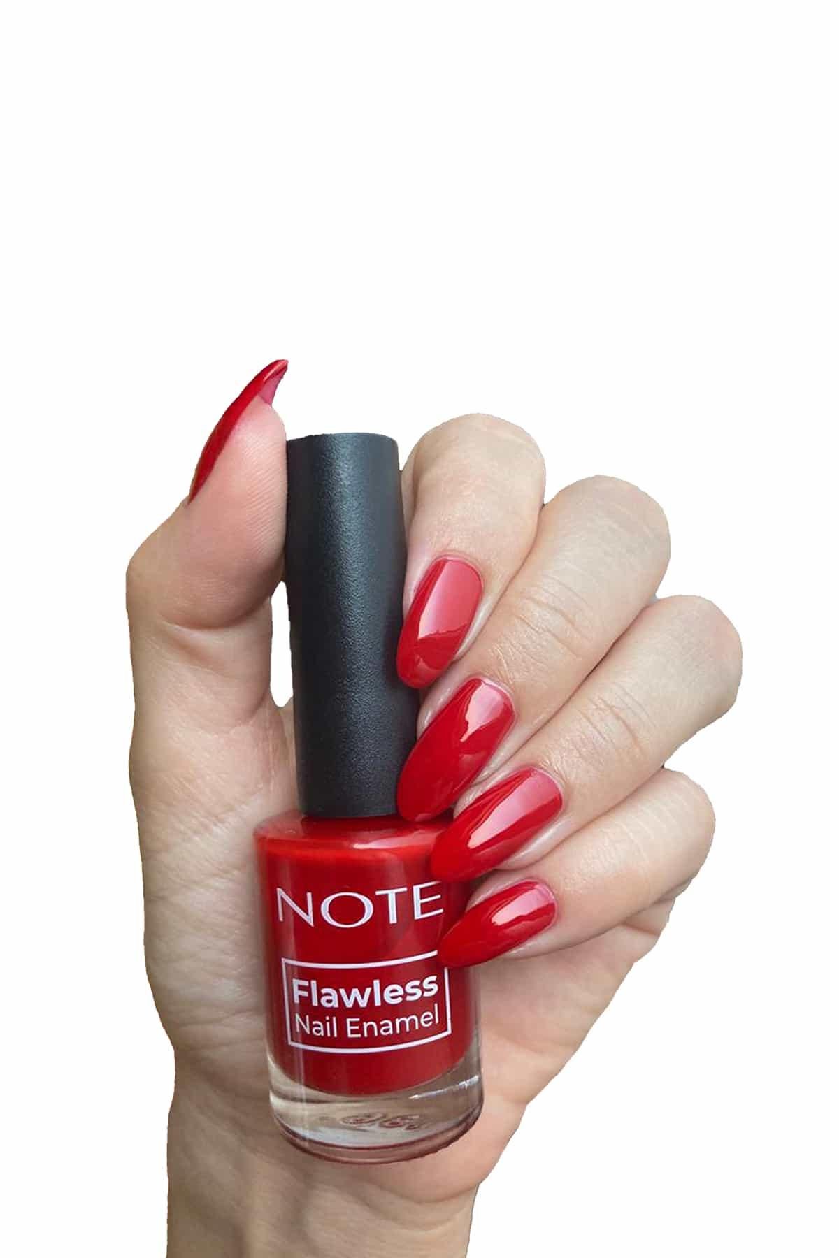 Note Nail Flawless Oje 33 Upper Mind - Kırmızı-007.1945
