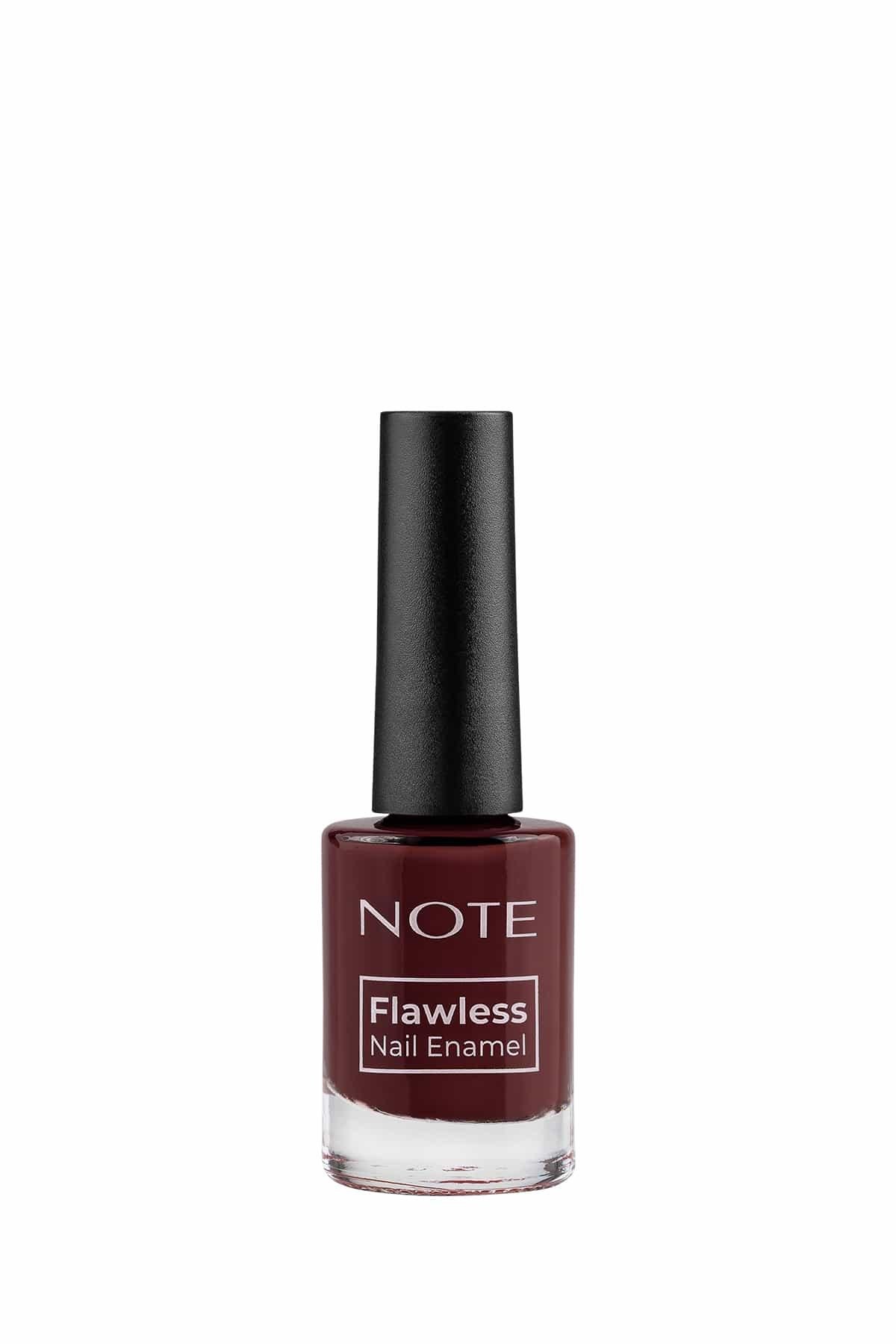 Note Nail Flawless Oje 107 Burgundy - Kırmızı-007.2045