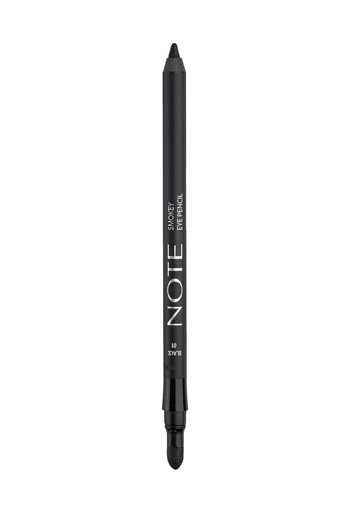 Note Smokey Eye Aplikatörlü Göz Kalemi 01 Black - Siyah-007.1093