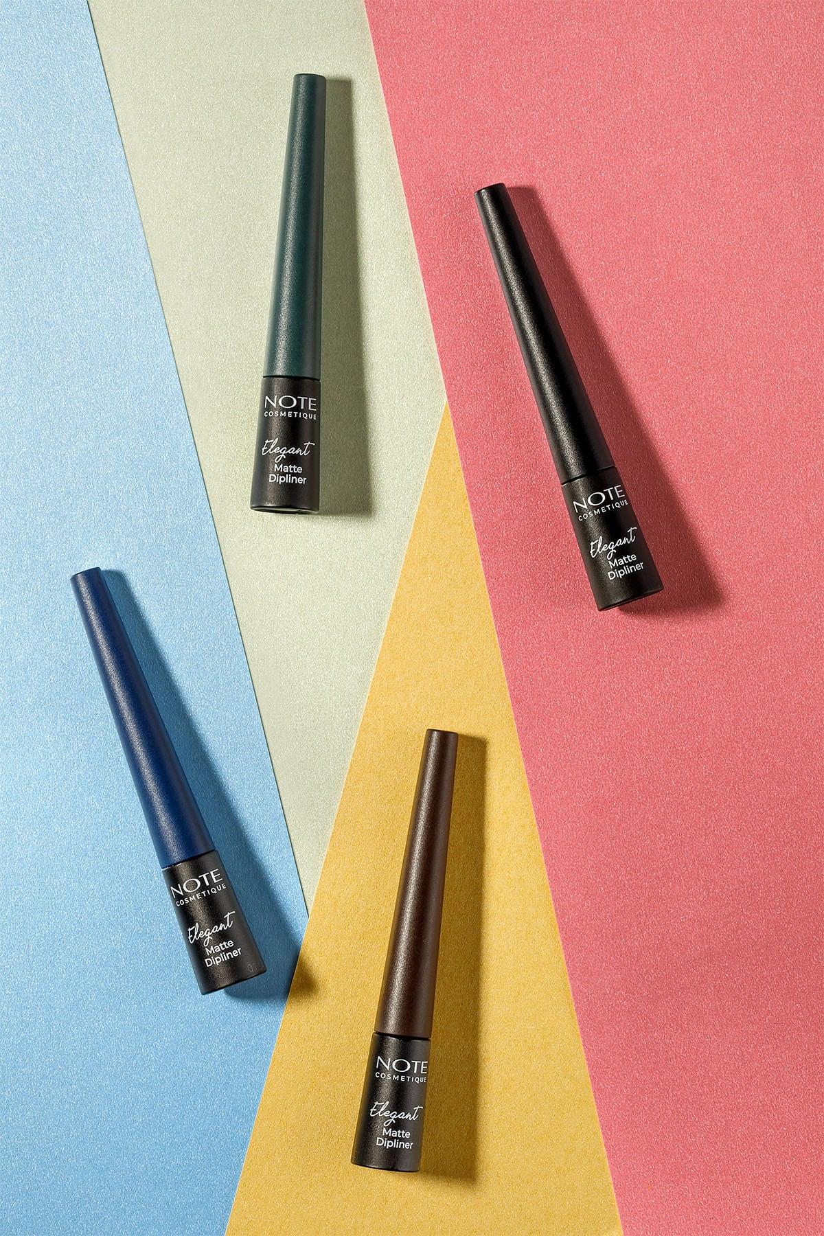 Note Elegant Matte Dipliner Waterproof Siyah - 01 Coal Black-30110005