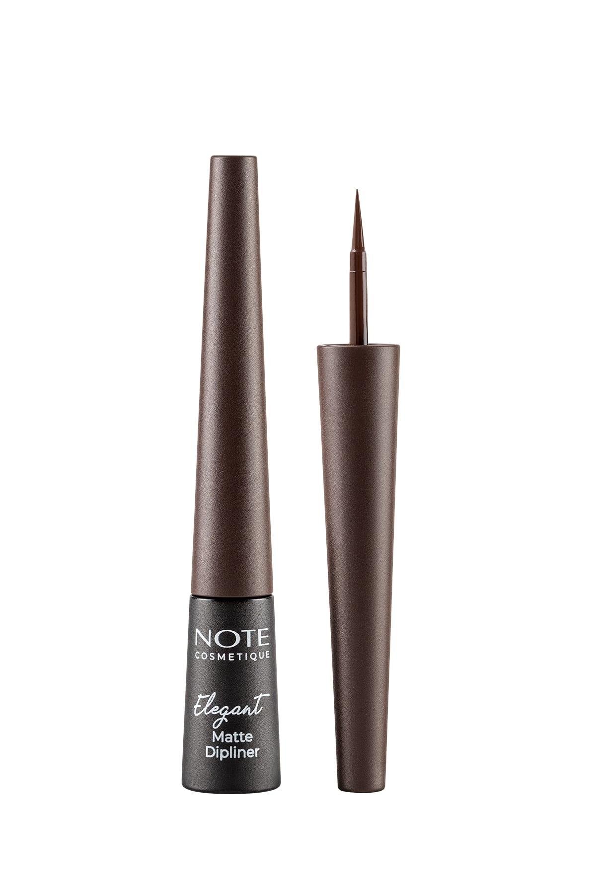 Note Elegant Matte Dipliner Waterproof Kahverengi - 02 Coffee Brown-30110006