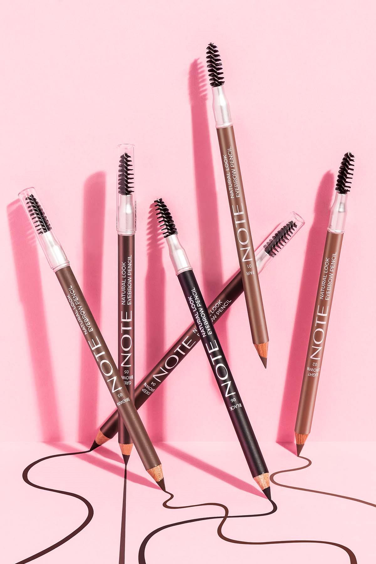 Note Natural Look Eyebrow Pencil 03 Brown Kaş Kalemi - Kahverengi-30110026
