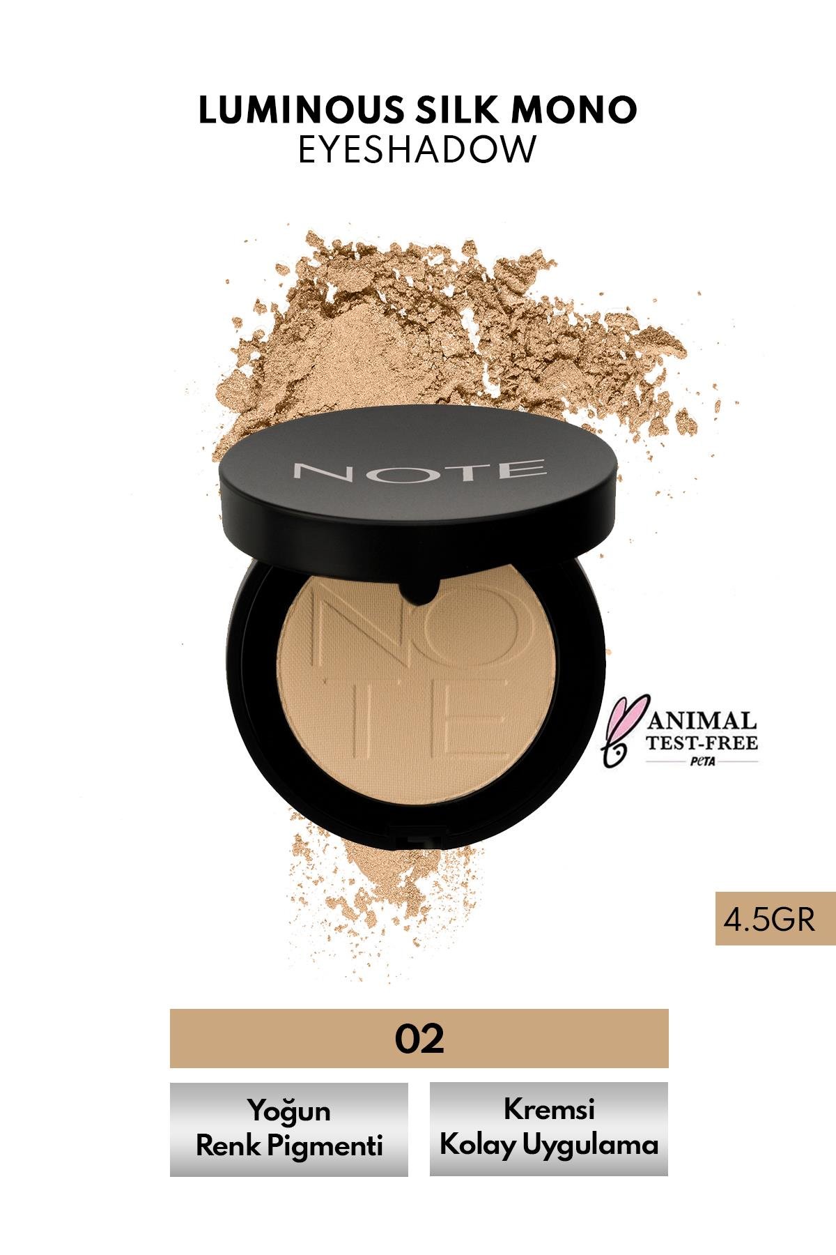 Luminous Silk Eyeshadow Tekli Göz Farı – 02 Krem-30110084