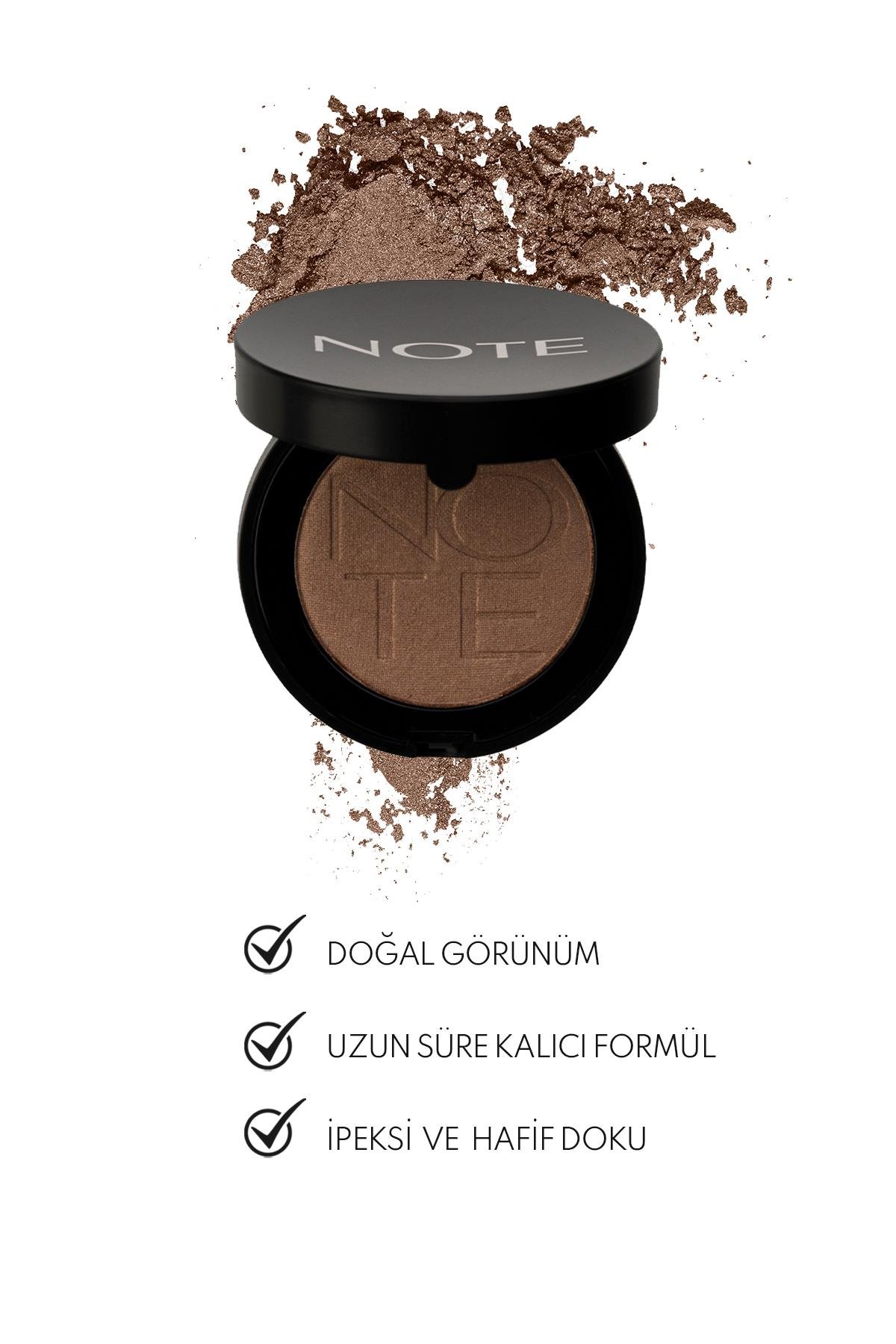 Note Luminous Silk Eyeshadow Tekli Göz Farı – 07 Koyu Bej-30110089