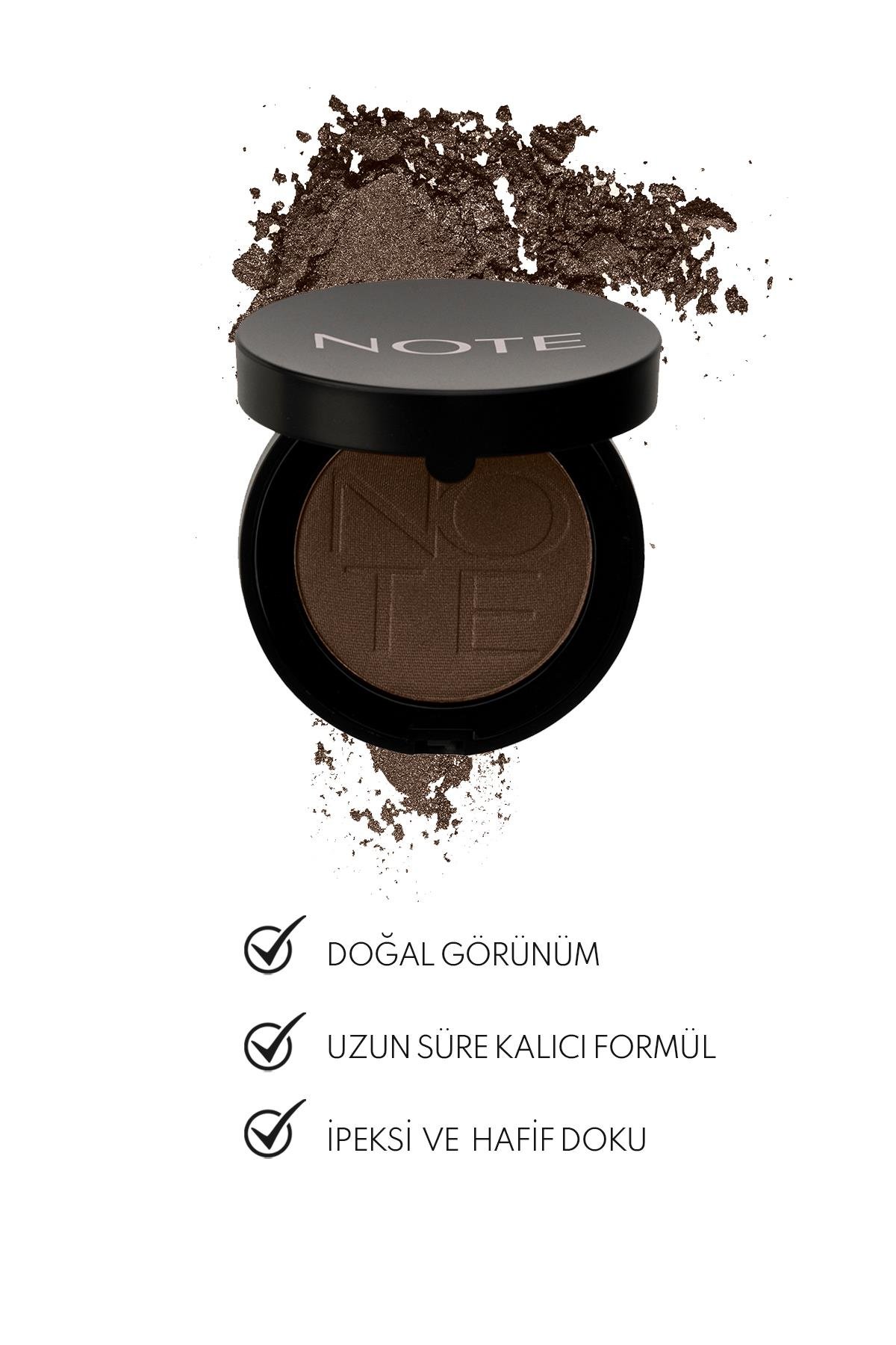Note Luminous Silk Eyeshadow Tekli Göz Farı – 08 Kahverengi-30110090