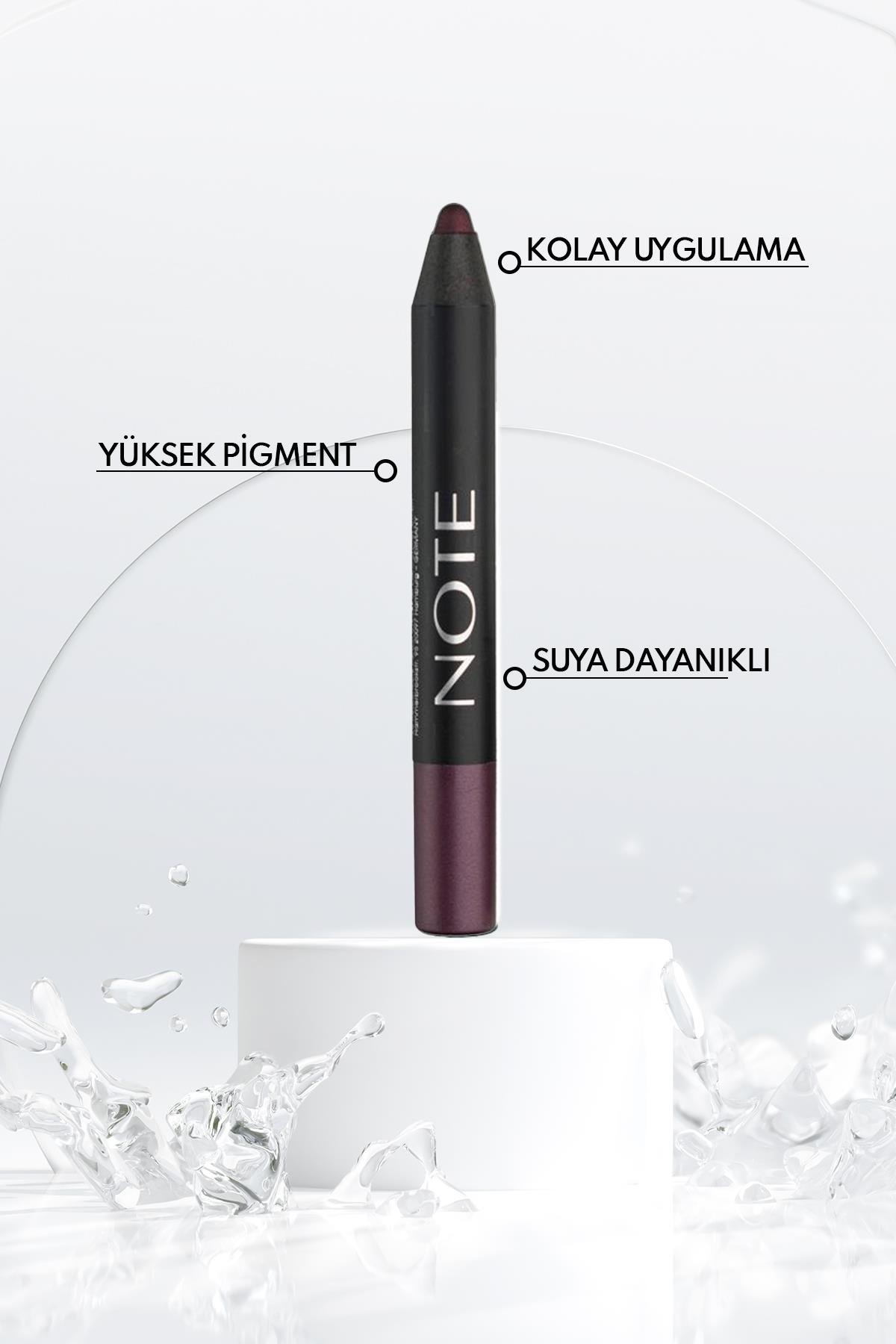 Note Eyeshadow Pencil 05 Purple Jumbo Kalem Far - Mor-30110118