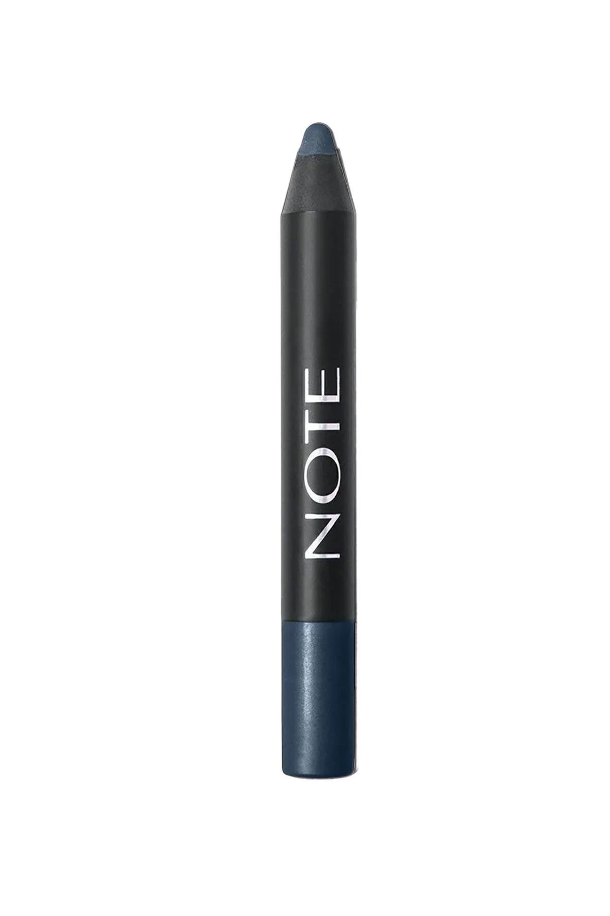 Note Eyeshadow Pencil 07 Petrol Jumbo Kalem Far - Mavi-30110120